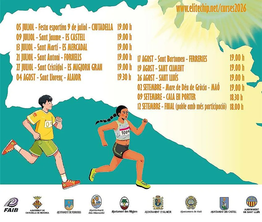 Carreres d'estiu FESTES DE CALA'N PORTER 2026